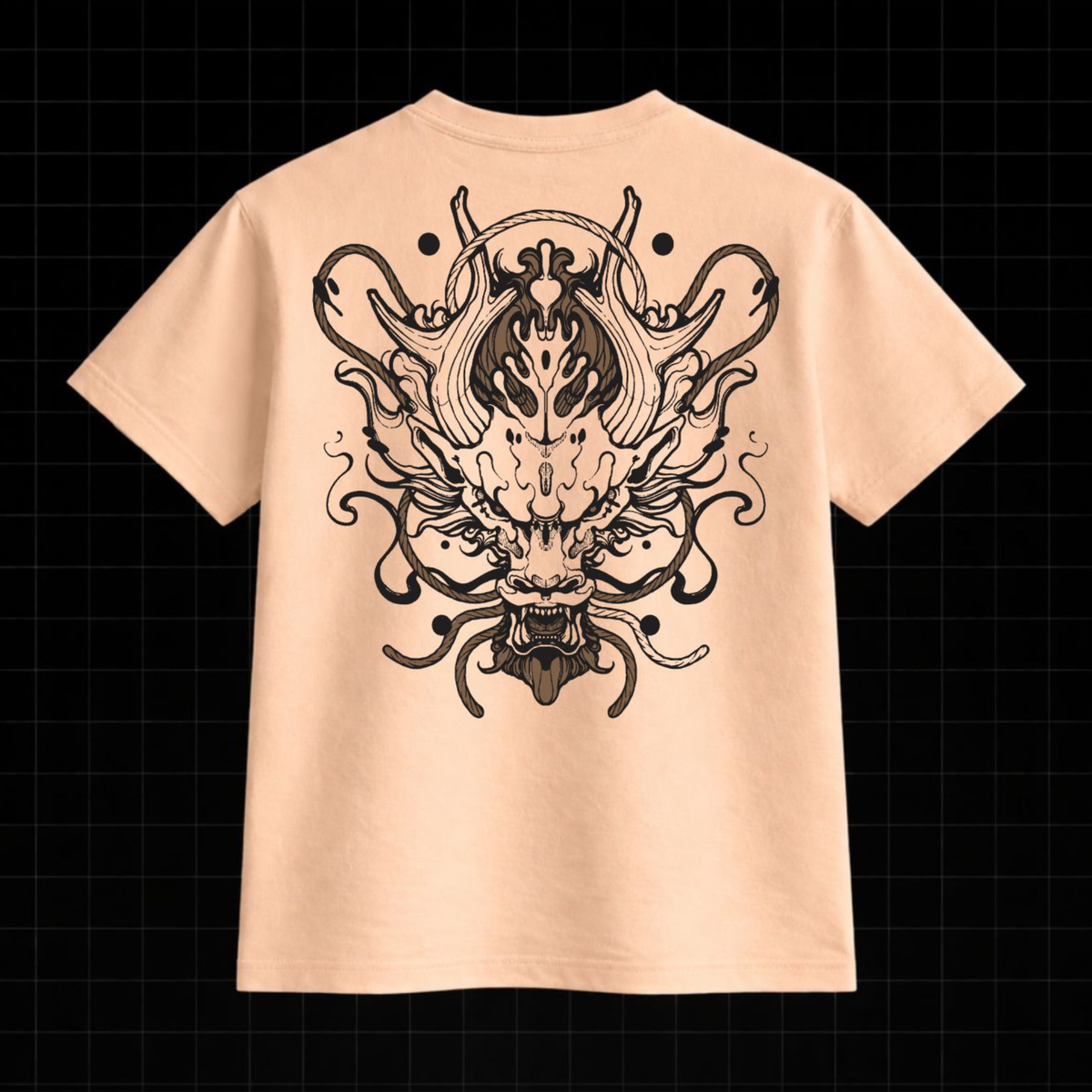 Dragon mask street tee