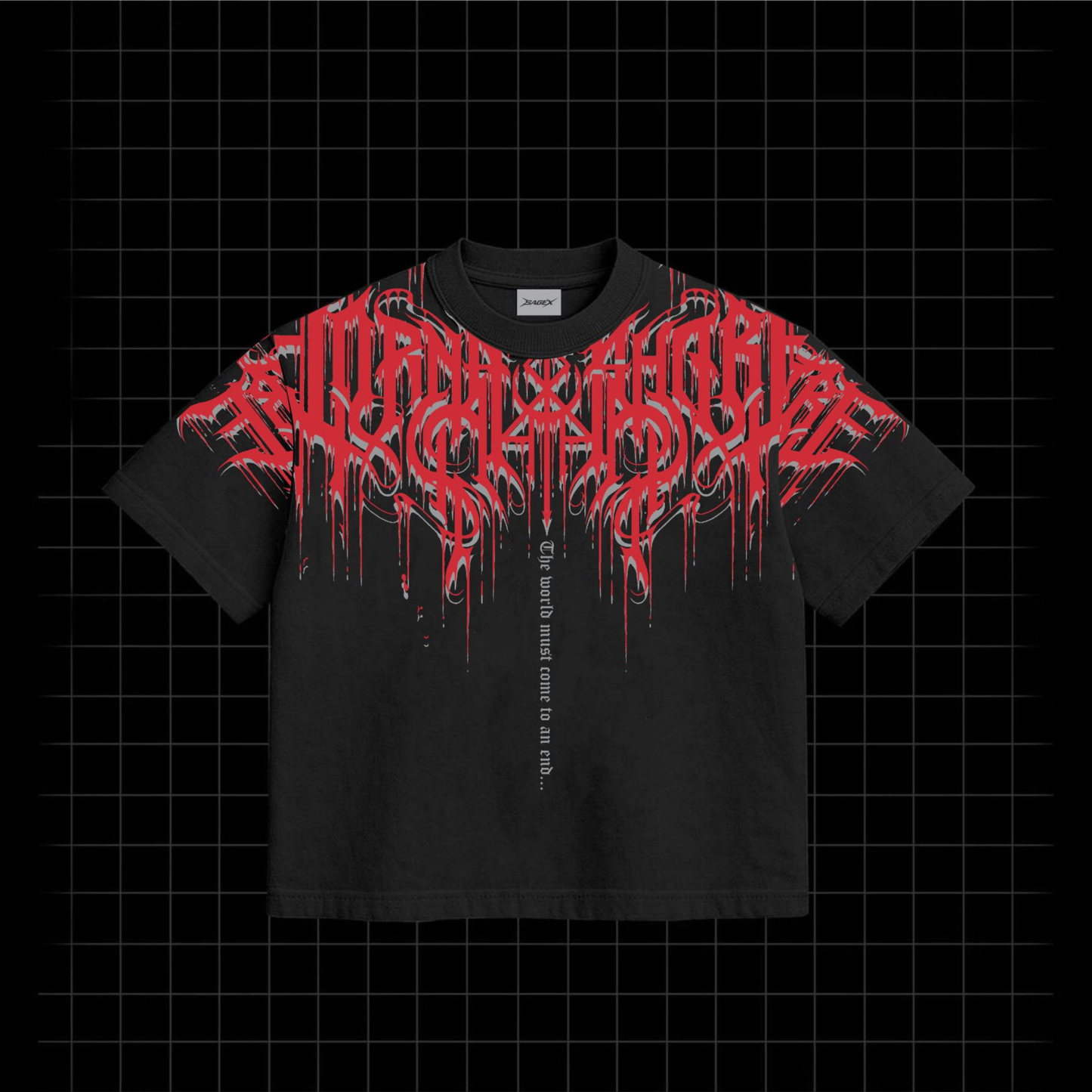 BLOOD SCRIPT TEE