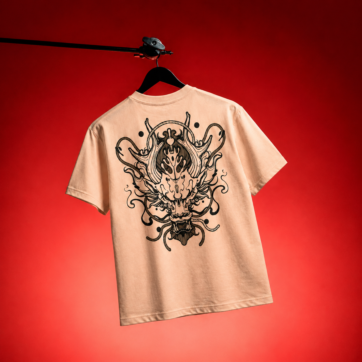 Dragon mask street tee